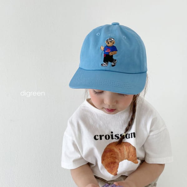 DIGREEN - Korean Children Fashion - #Kfashion4kids - Bear Ball Cap - 5