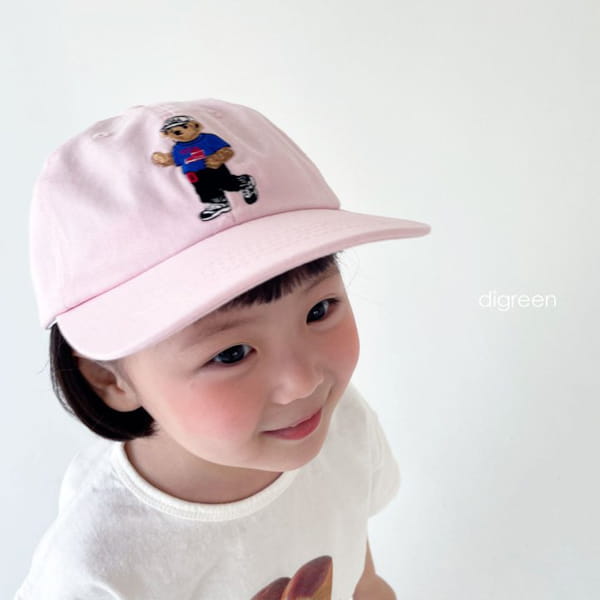 DIGREEN - Korean Children Fashion - #Kfashion4kids - Bear Ball Cap - 9