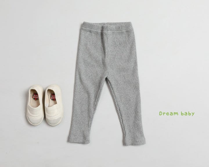 DREAM BABY - Korean Children Fashion - #Kfashion4kids - Rib Leggings - 8