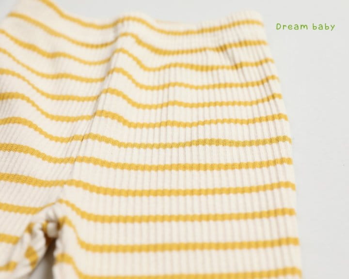 DREAM BABY - Korean Children Fashion - #Kfashion4kids - Stripe Rib Leggings - 12