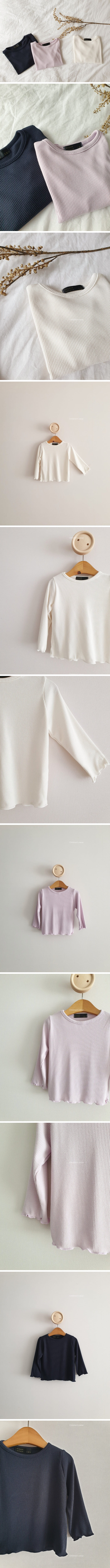 ECLAIR - Korean Children Fashion - #Kfashion4kids - Easy Rib Tee