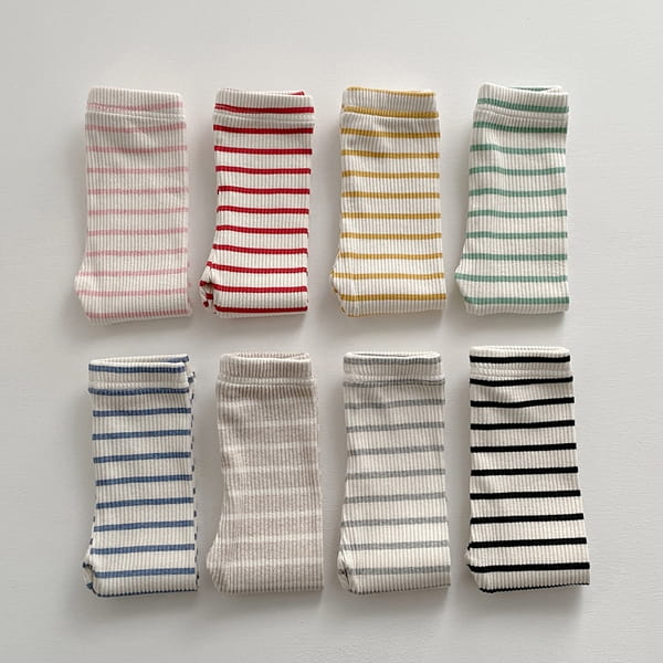 EEPPLE - Korean Children Fashion - #Kfashion4kids - Stripes Leggins