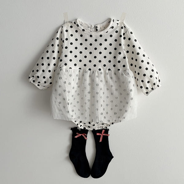 EEPPLE - Korean Children Fashion - #Kfashion4kids - Dot Dot Bodysuit