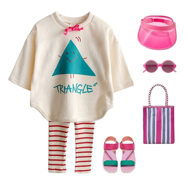 EEPPLE - Korean Children Fashion - #Kfashion4kids - Shape Long Tee