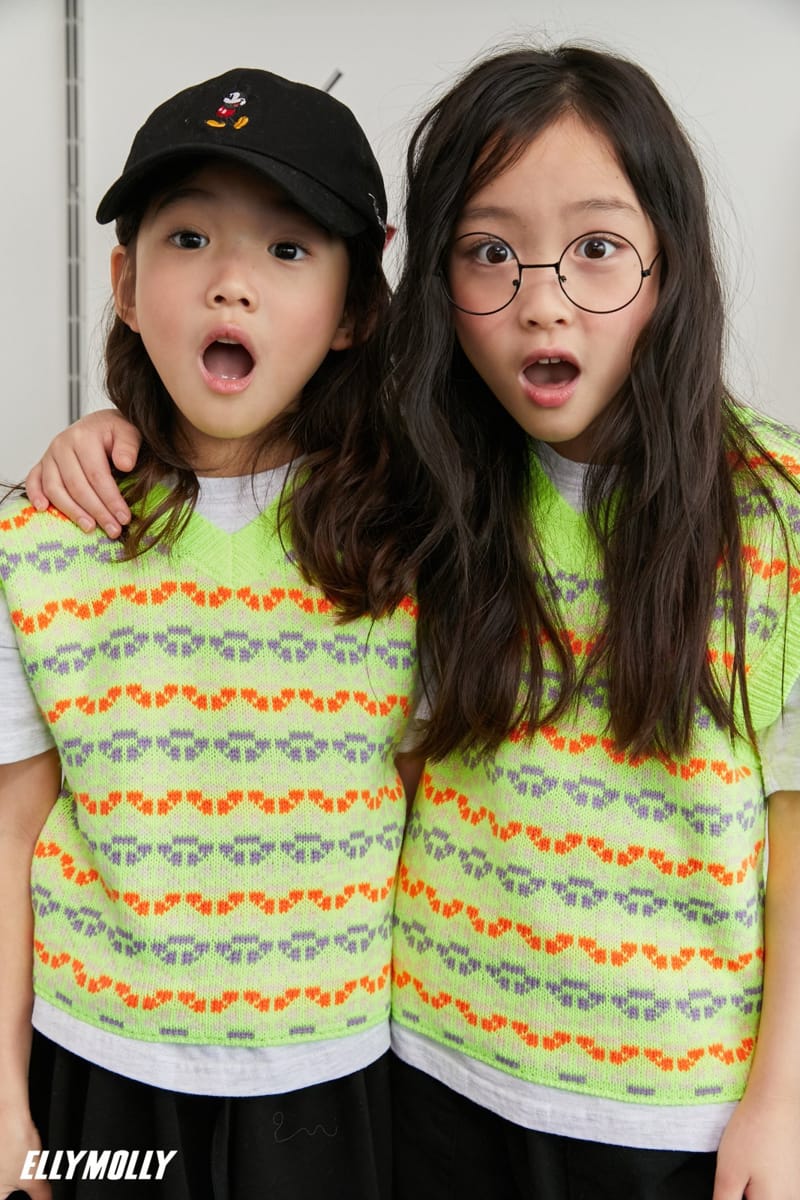 ELLYMOLLY - Korean Children Fashion - #Kfashion4kids - Shiny Knit Vest - 10