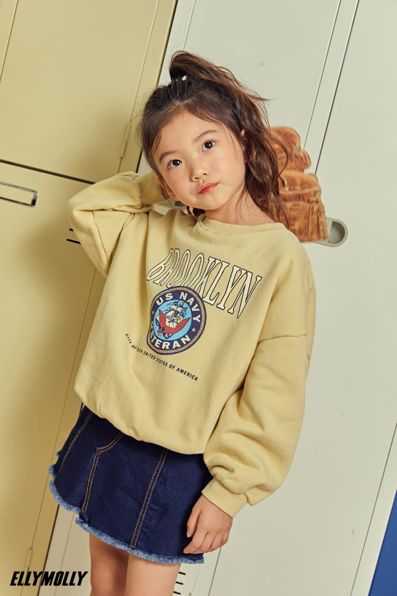 ELLYMOLLY - Korean Children Fashion - #Kfashion4kids - Unbalance Denim Skirt - 11