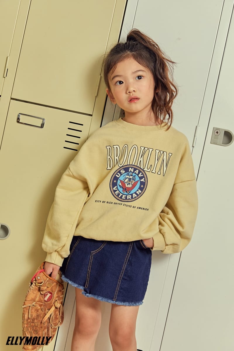 ELLYMOLLY - Korean Children Fashion - #Kfashion4kids - Unbalance Denim Skirt - 12