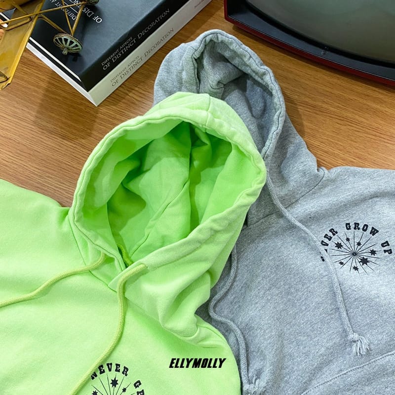 ELLYMOLLY - Korean Children Fashion - #Kfashion4kids - Grow Up Hood Tee - 8