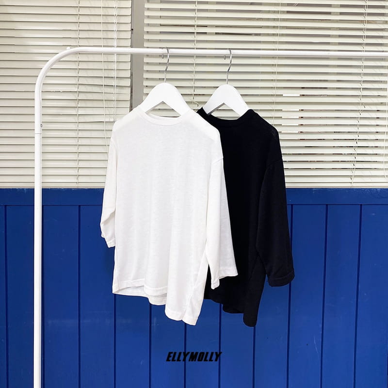 ELLYMOLLY - Korean Children Fashion - #Kfashion4kids - Solid Tensel Long Tee - 3