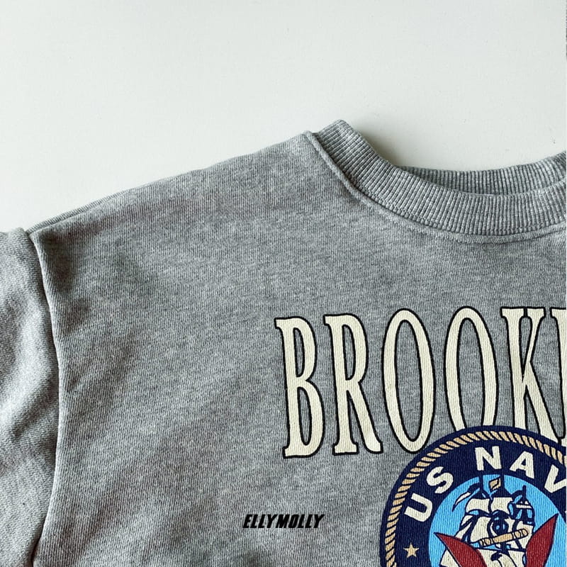 ELLYMOLLY - Korean Children Fashion - #Kfashion4kids - Brooklyn Sweatshirt - 6