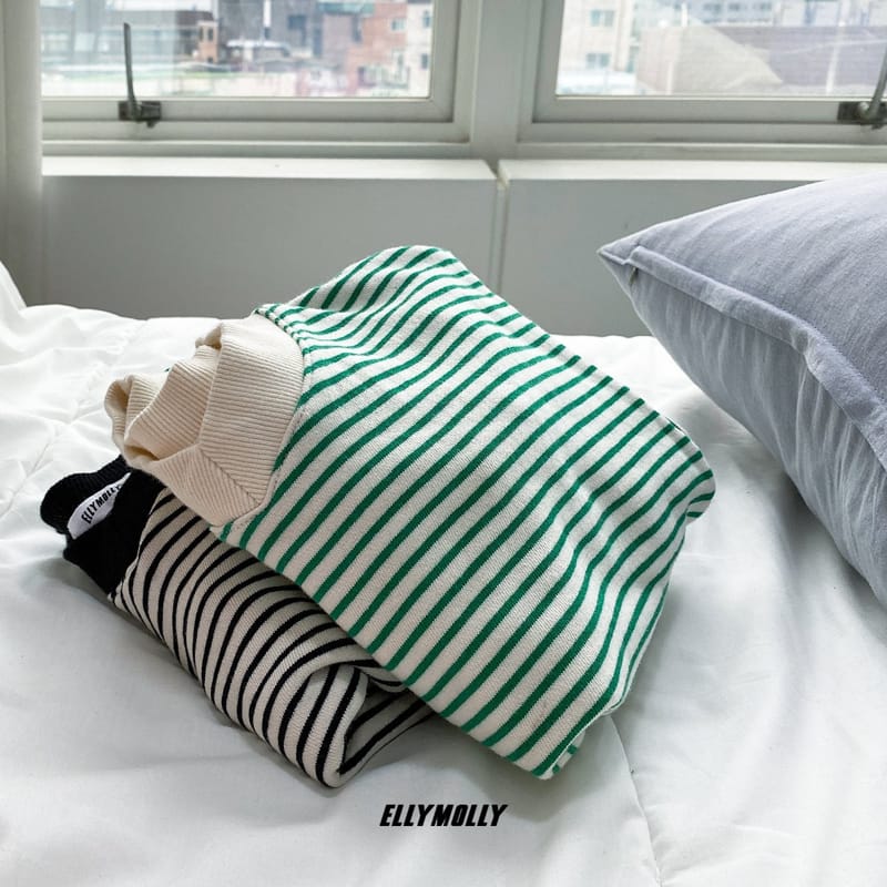 ELLYMOLLY - Korean Children Fashion - #Kfashion4kids - V-neck Sweatshirt - 10
