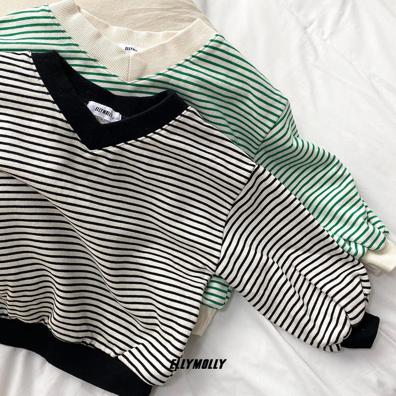 ELLYMOLLY - Korean Children Fashion - #Kfashion4kids - V-neck Sweatshirt - 2