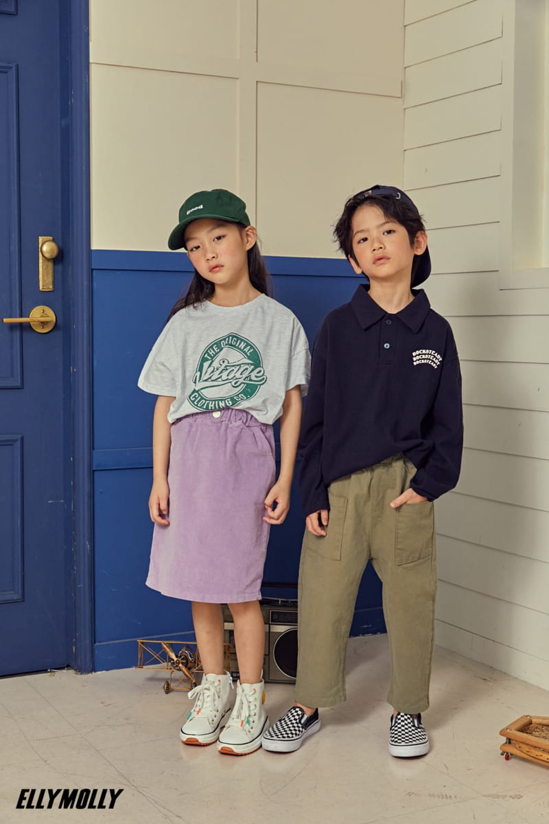 ELLYMOLLY - Korean Children Fashion - #Kfashion4kids - Vintage Short Tee - 11
