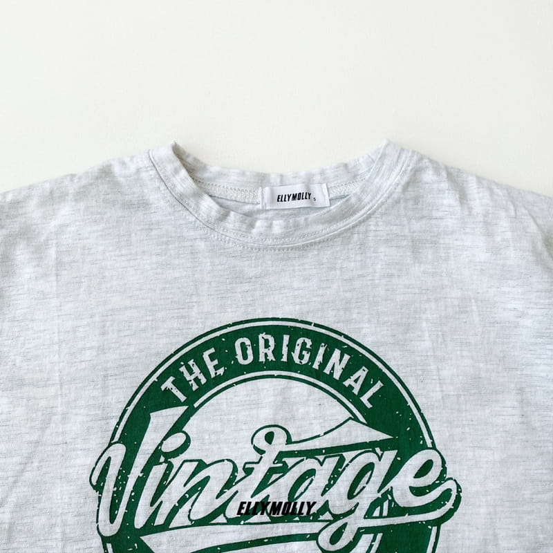 ELLYMOLLY - Korean Children Fashion - #Kfashion4kids - Vintage Short Tee - 5