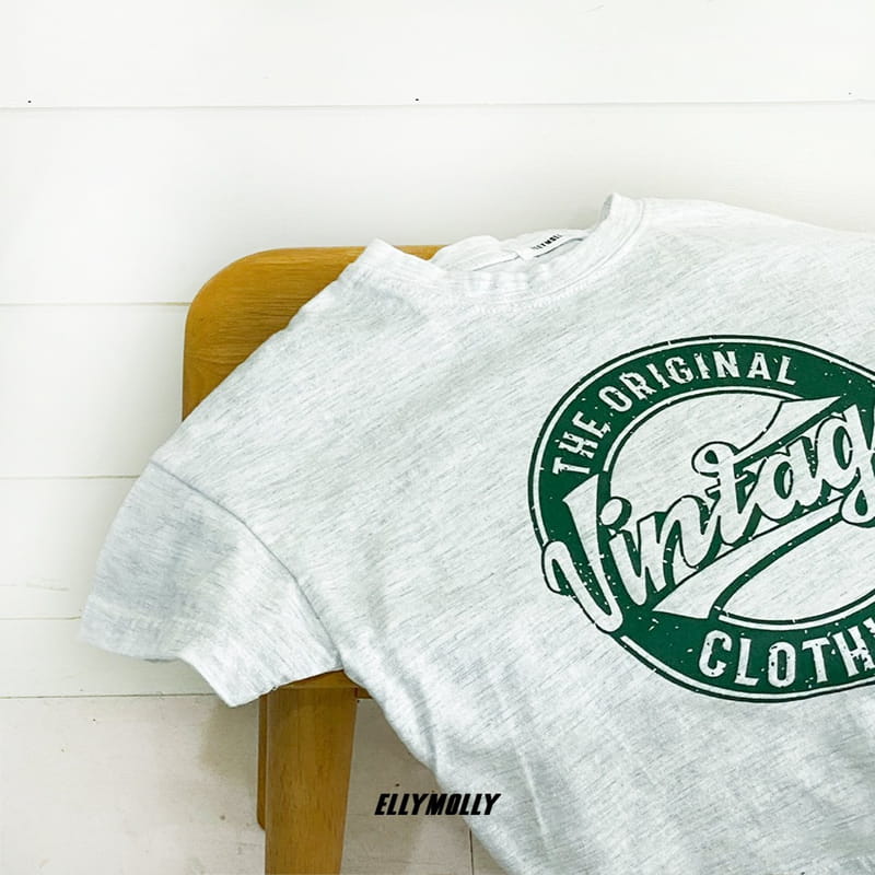 ELLYMOLLY - Korean Children Fashion - #Kfashion4kids - Vintage Short Tee - 7