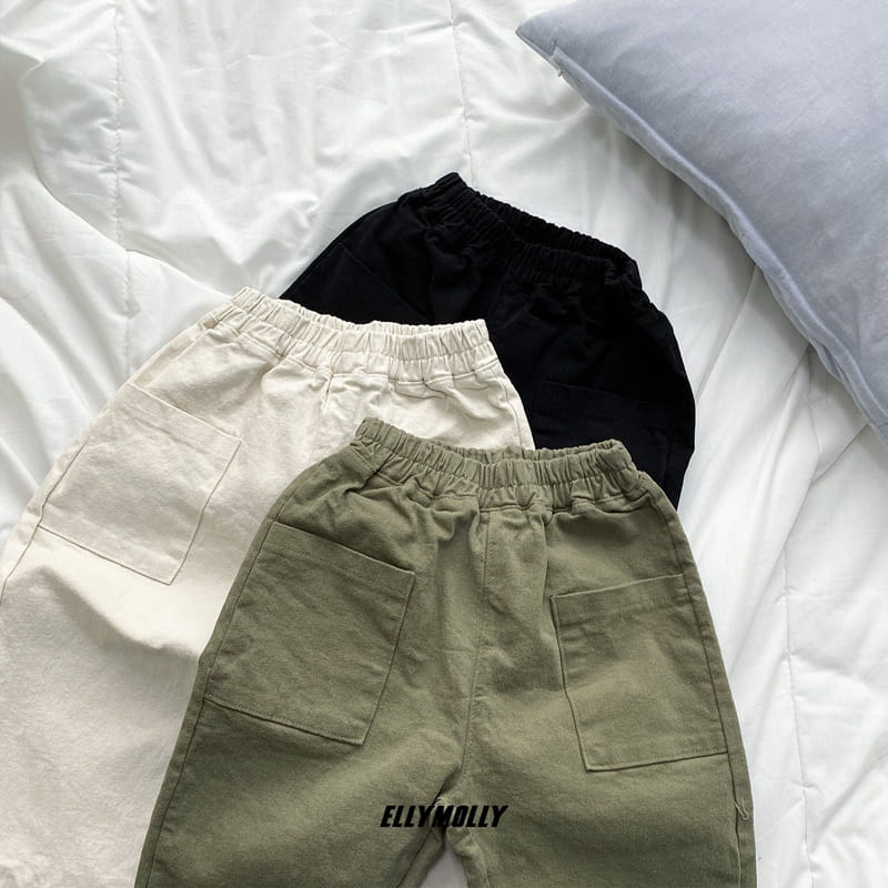 ELLYMOLLY - Korean Children Fashion - #Kfashion4kids - Square Pocket Pants - 3