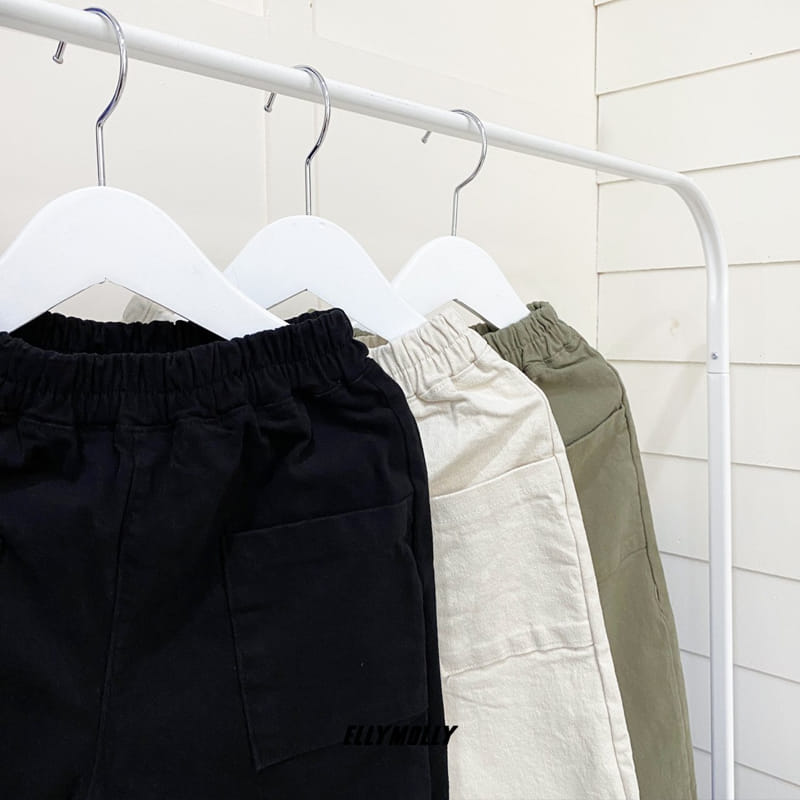 ELLYMOLLY - Korean Children Fashion - #Kfashion4kids - Square Pocket Pants - 5