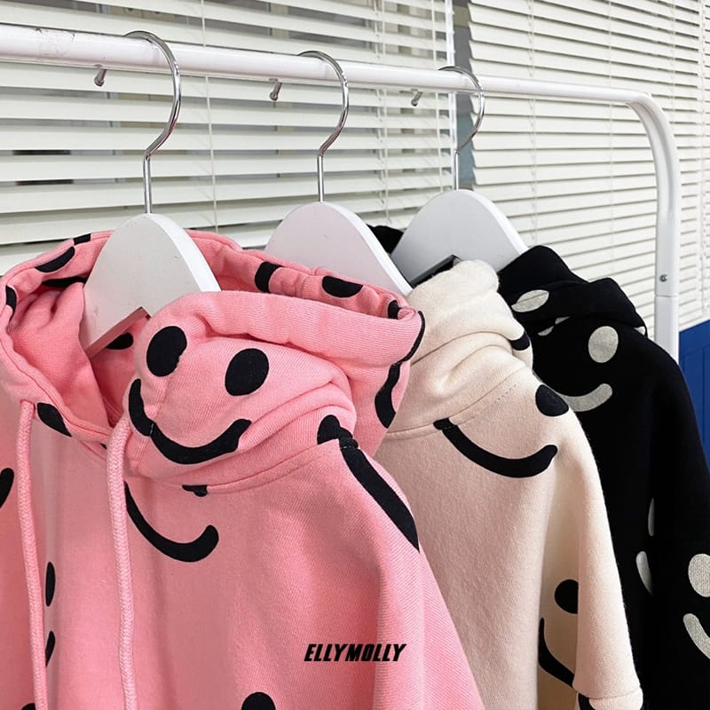 ELLYMOLLY - Korean Children Fashion - #Kfashion4kids - Smile Hood Tee - 4