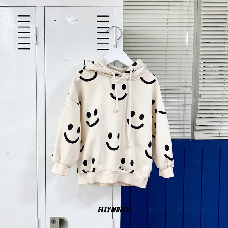 ELLYMOLLY - Korean Children Fashion - #Kfashion4kids - Smile Hood Tee - 5