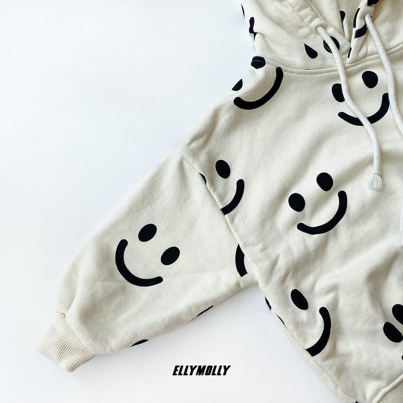 ELLYMOLLY - Korean Children Fashion - #Kfashion4kids - Smile Hood Tee - 9