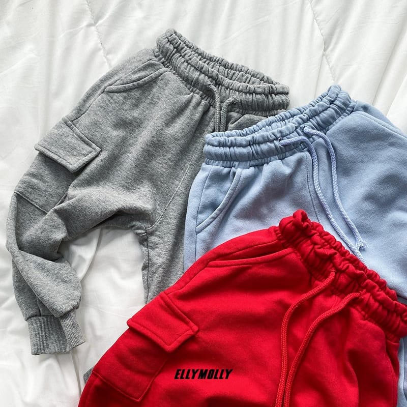 ELLYMOLLY - Korean Children Fashion - #Kfashion4kids - Out Pocket Jogger Pants