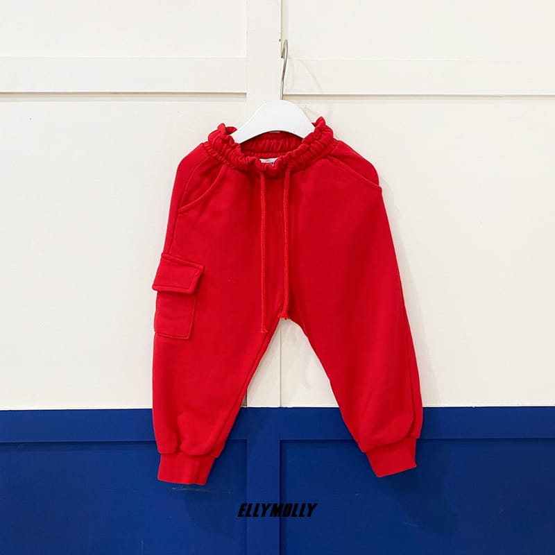 ELLYMOLLY - Korean Children Fashion - #Kfashion4kids - Out Pocket Jogger Pants - 4