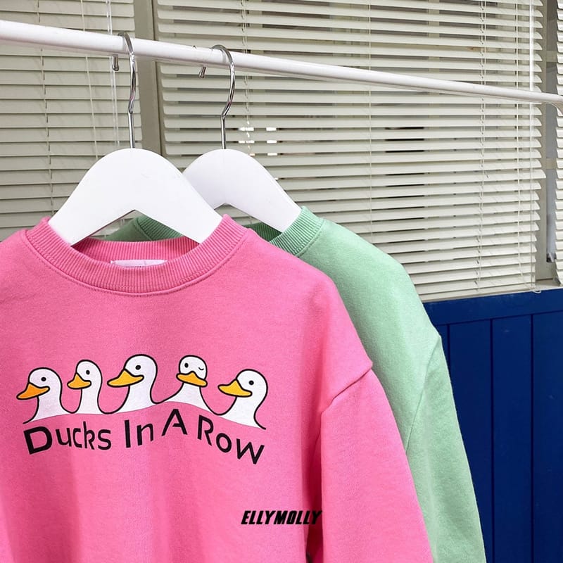 ELLYMOLLY - Korean Children Fashion - #Kfashion4kids - Duck Sweatshirt - 4