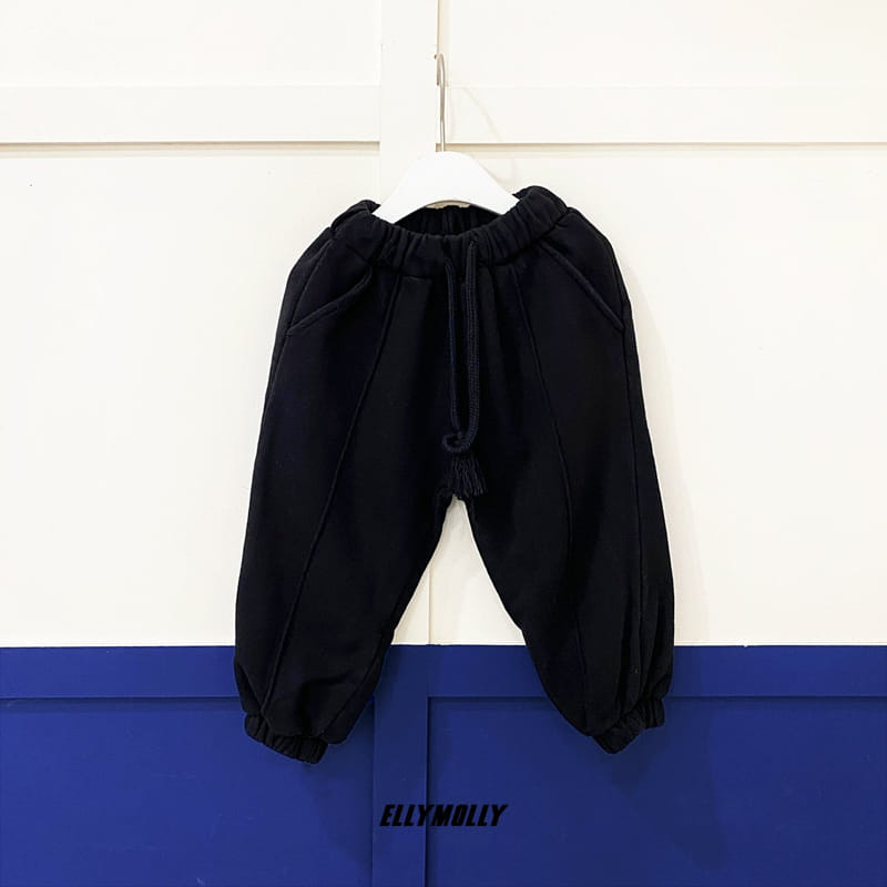 ELLYMOLLY - Korean Children Fashion - #Kfashion4kids - Slit Pintuck Jogger Pants - 7