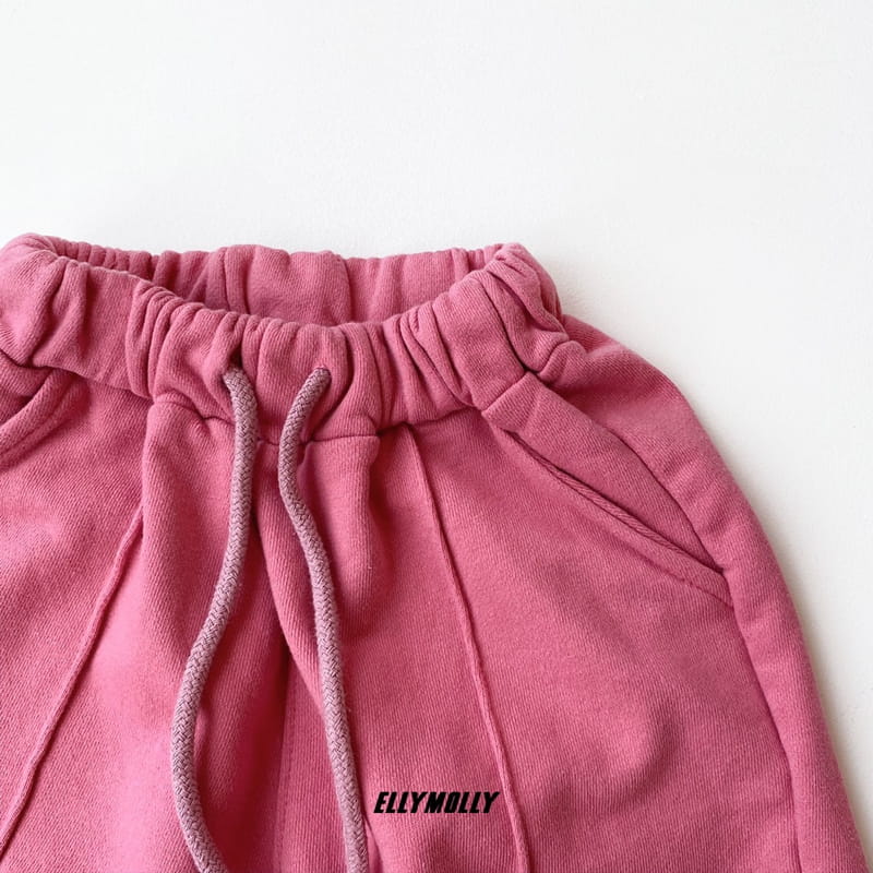 ELLYMOLLY - Korean Children Fashion - #Kfashion4kids - Slit Pintuck Jogger Pants - 8