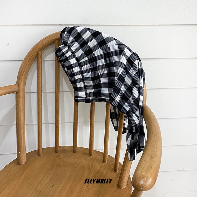 ELLYMOLLY - Korean Children Fashion - #Kfashion4kids - Check Pleats Pants - 7