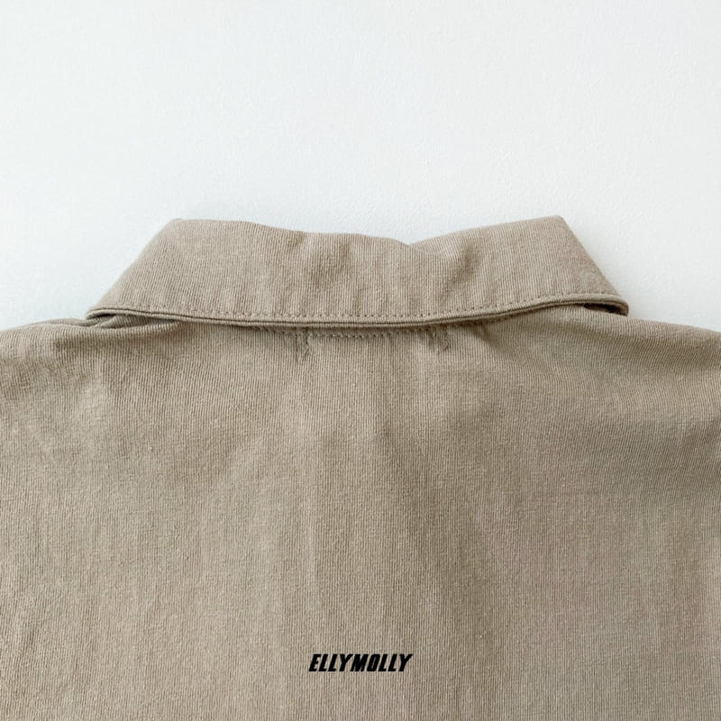 ELLYMOLLY - Korean Children Fashion - #Kfashion4kids - Collar Long Sleeve Tee - 9