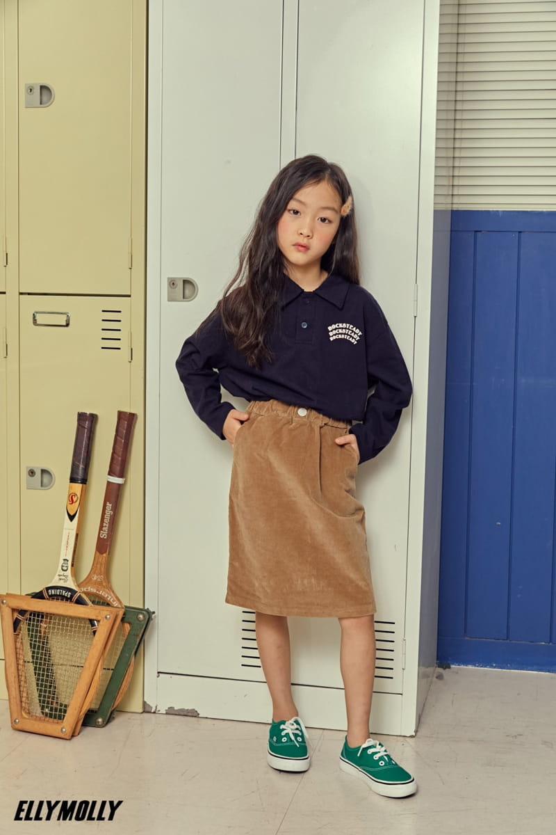 ELLYMOLLY - Korean Children Fashion - #Kfashion4kids - Corduroy Mini Skirt