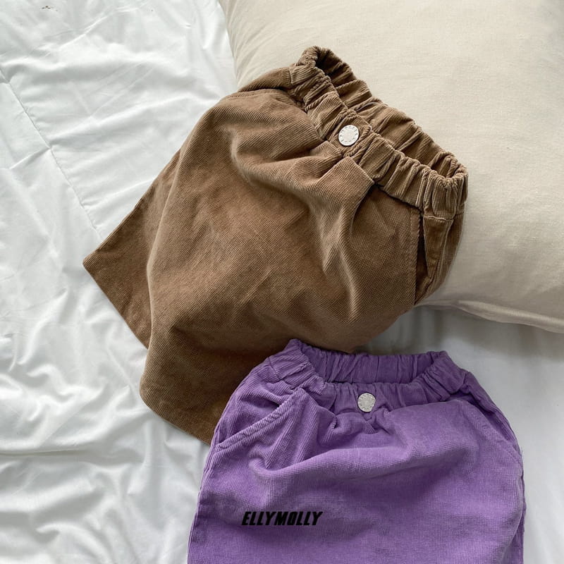 ELLYMOLLY - Korean Children Fashion - #Kfashion4kids - Corduroy Mini Skirt - 2