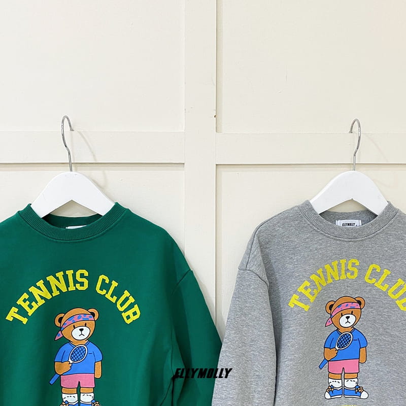 ELLYMOLLY - Korean Children Fashion - #Kfashion4kids - Tennis Bear Sweatshirt - 4