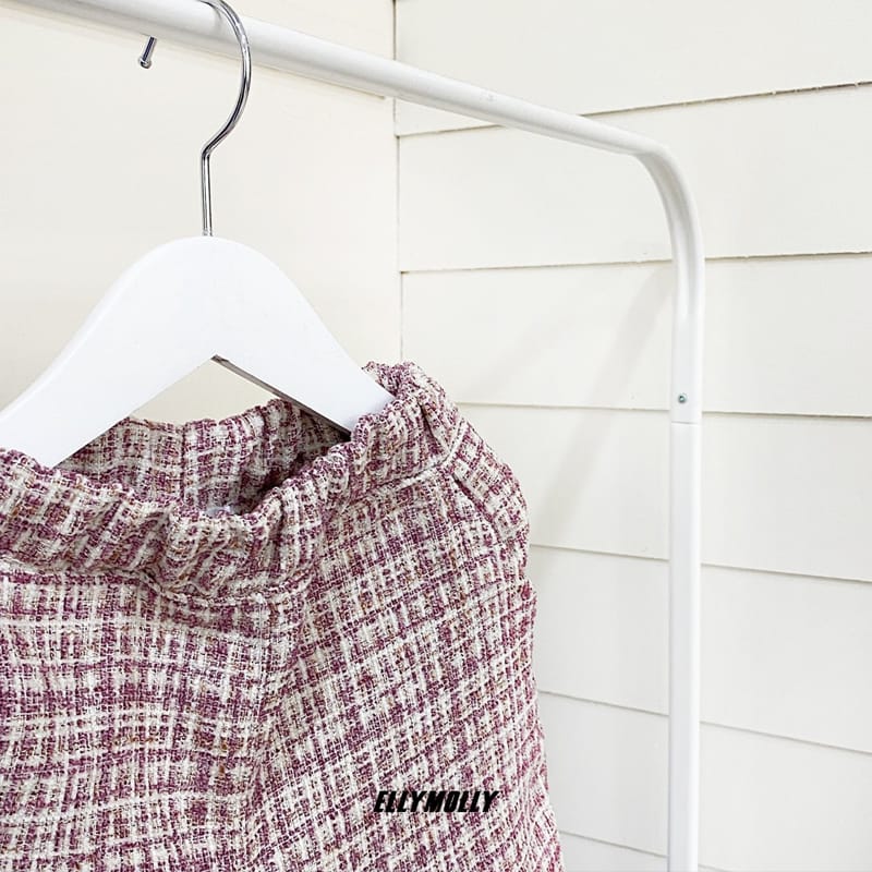 ELLYMOLLY - Korean Children Fashion - #Kfashion4kids - Tweed Pants - 4
