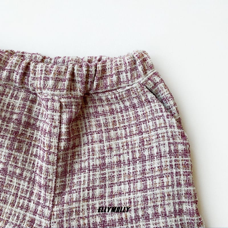 ELLYMOLLY - Korean Children Fashion - #Kfashion4kids - Tweed Pants - 5