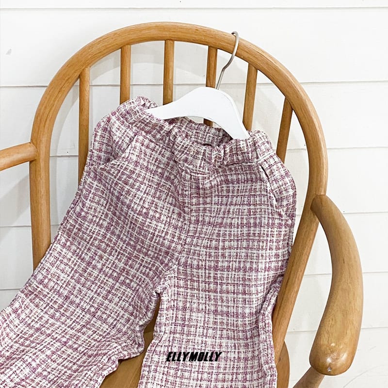 ELLYMOLLY - Korean Children Fashion - #Kfashion4kids - Tweed Pants - 7