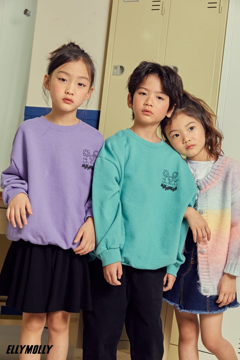 ELLYMOLLY - Korean Children Fashion - #Kfashion4kids - Sunflower Sweatshirt
