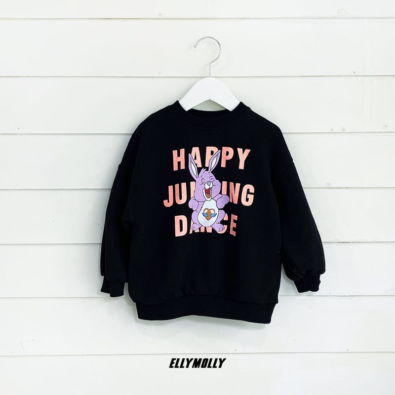 ELLYMOLLY - Korean Children Fashion - #Kfashion4kids - Happy Rabbit Sweatshirt - 7