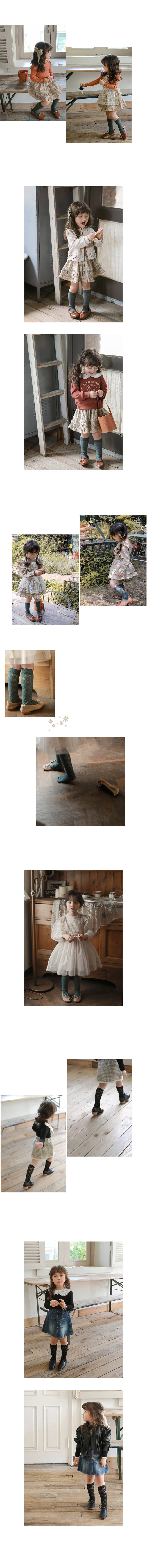 FLO - Korean Children Fashion - #Kfashion4kids - Roe Knee Socks - 2