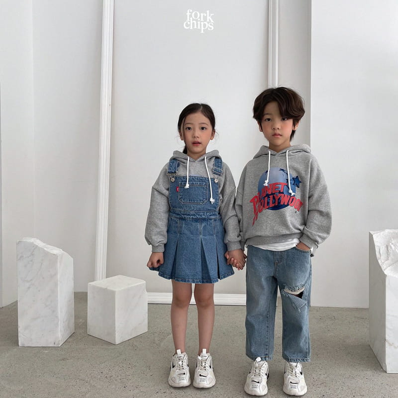 FORK CHIPS - Korean Children Fashion - #Kfashion4kids - Hollywood Hoody  - 4