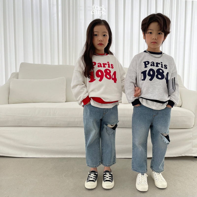 FORK CHIPS - Korean Children Fashion - #Kfashion4kids - 1984 Sweatshirt