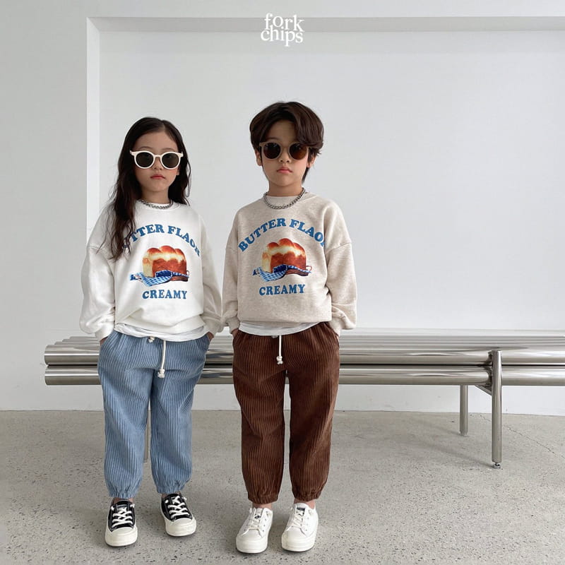 FORK CHIPS - Korean Children Fashion - #Kfashion4kids - Bread Sweatshirt