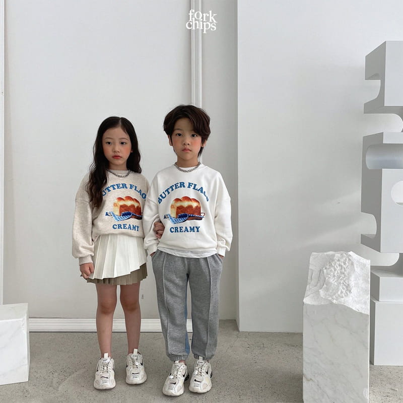 FORK CHIPS - Korean Children Fashion - #Kfashion4kids - Bread Sweatshirt - 5