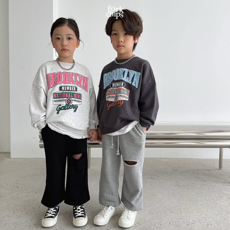 FORK CHIPS - Korean Children Fashion - #Kfashion4kids - Brooklyn Sweatshirt - 10