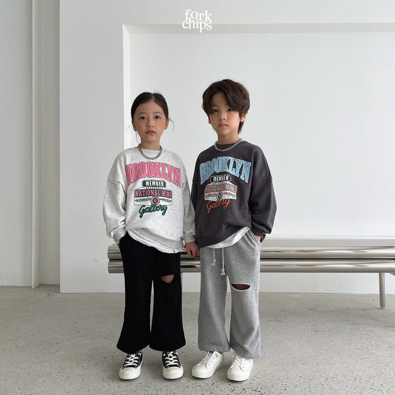 FORK CHIPS - Korean Children Fashion - #Kfashion4kids - Brooklyn Sweatshirt - 3