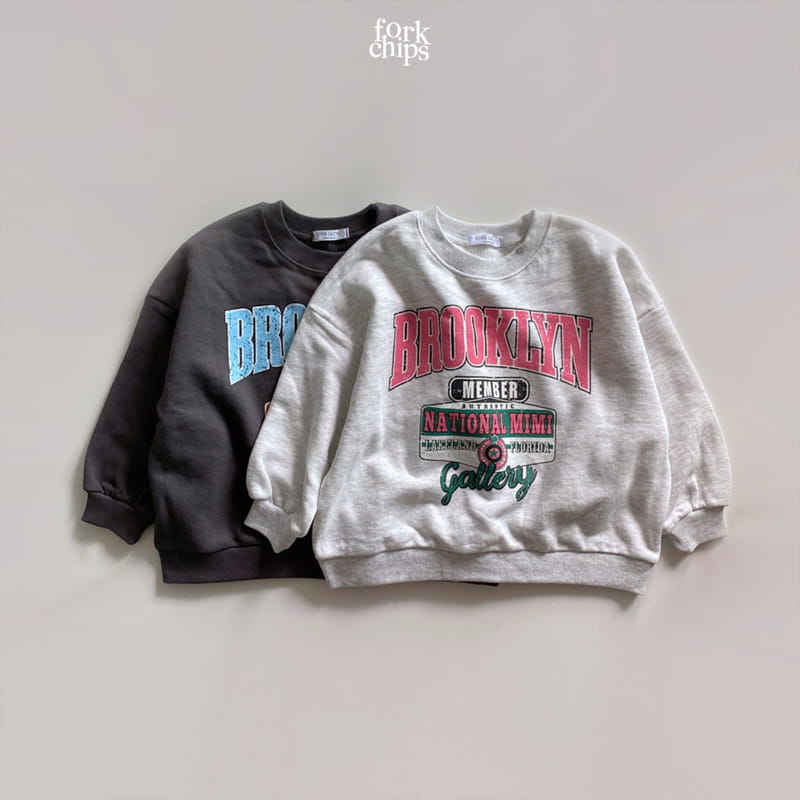 FORK CHIPS - Korean Children Fashion - #Kfashion4kids - Brooklyn Sweatshirt - 7