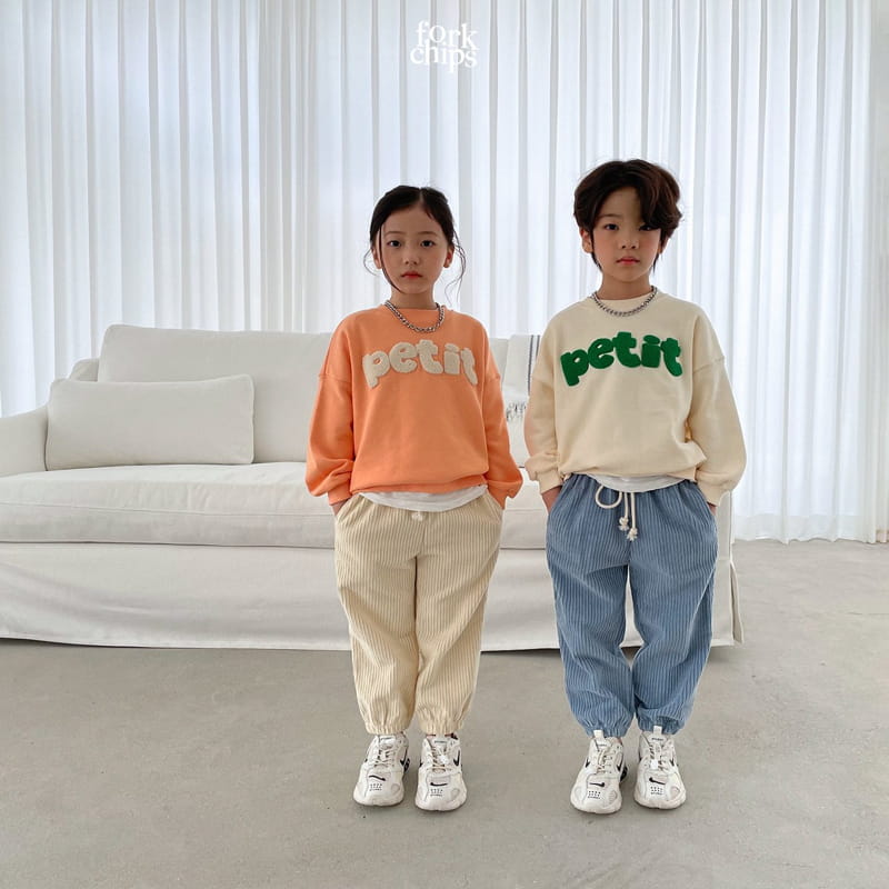 FORK CHIPS - Korean Children Fashion - #Kfashion4kids - Pretty Embroidery Sweatshirt