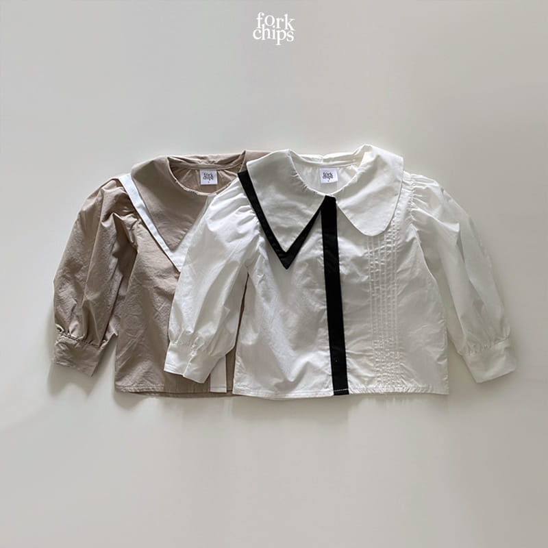 FORK CHIPS - Korean Children Fashion - #Kfashion4kids - Wave Blouse - 2