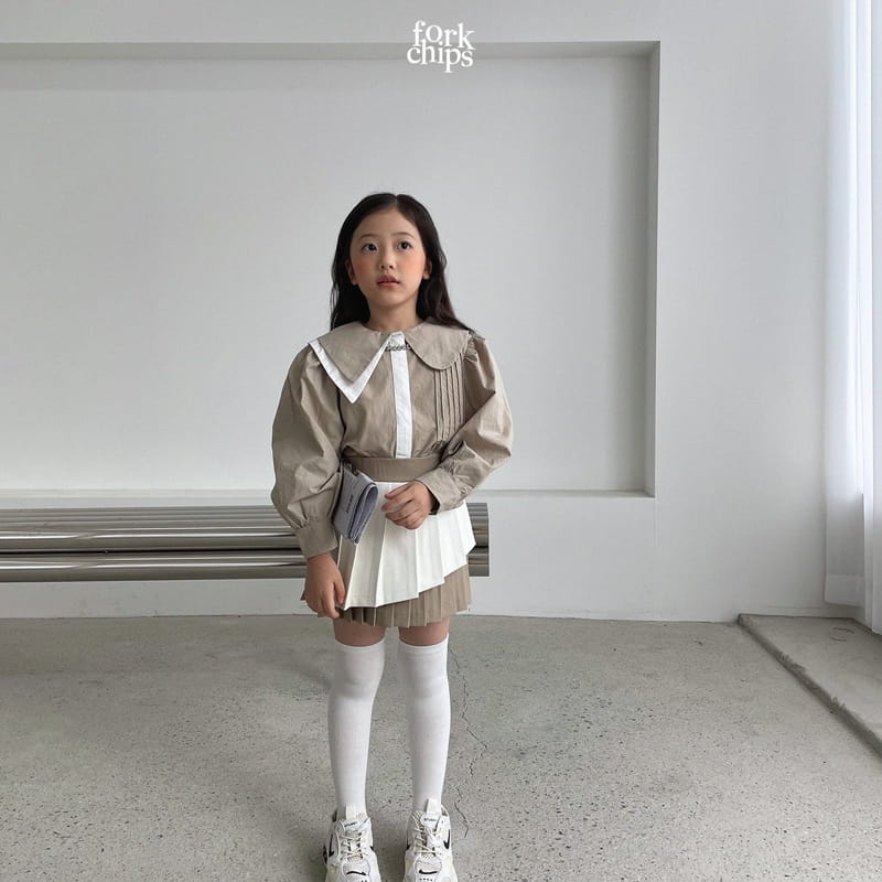 FORK CHIPS - Korean Children Fashion - #Kfashion4kids - Wave Blouse - 4